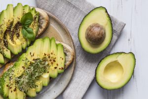 Avocado on toast with cress