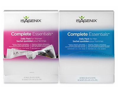 isagenix complete essentials daily pack