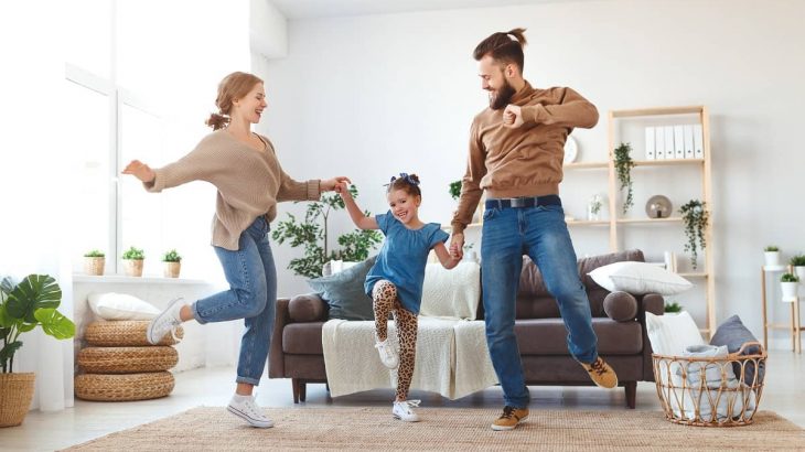 Dancing at home