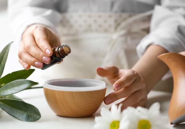 Diffusing with all-natural essential oils can help you set an intentional mood for your space.